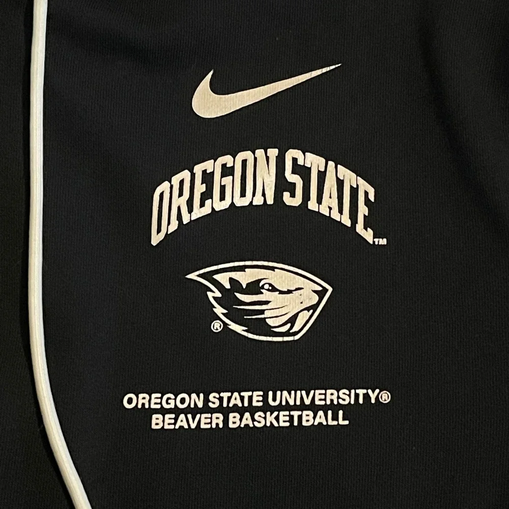 Oregon State Beavers Hoodie Mens M Black Nike Standard Issue Dri-FIT Basketball